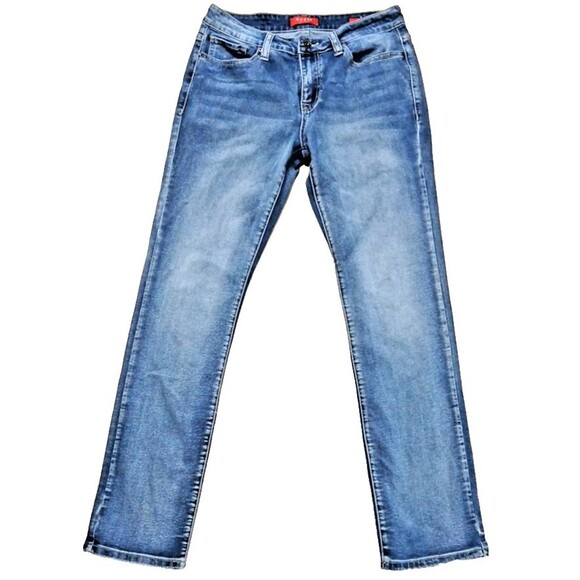 Guess Jeans Size 31x32 Mens Ultra Slim McCrae Fit Mid Rise Blue Denim - Picture 1 of 16